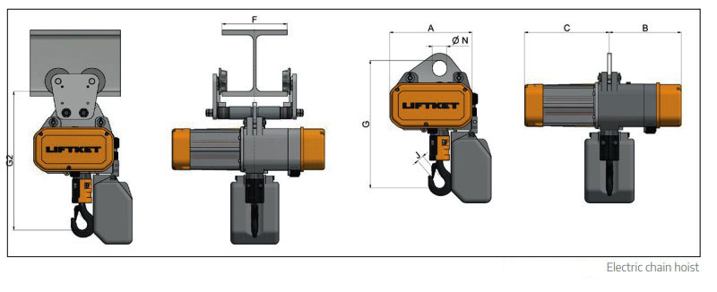 star hoist dimensions